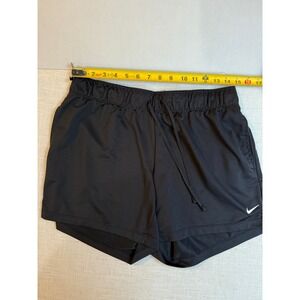 Nike Dri Fit Women Shorts Black Athletic Running Training Gym Size M